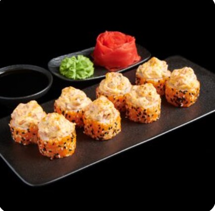 Ролл запечённый Острый лосось