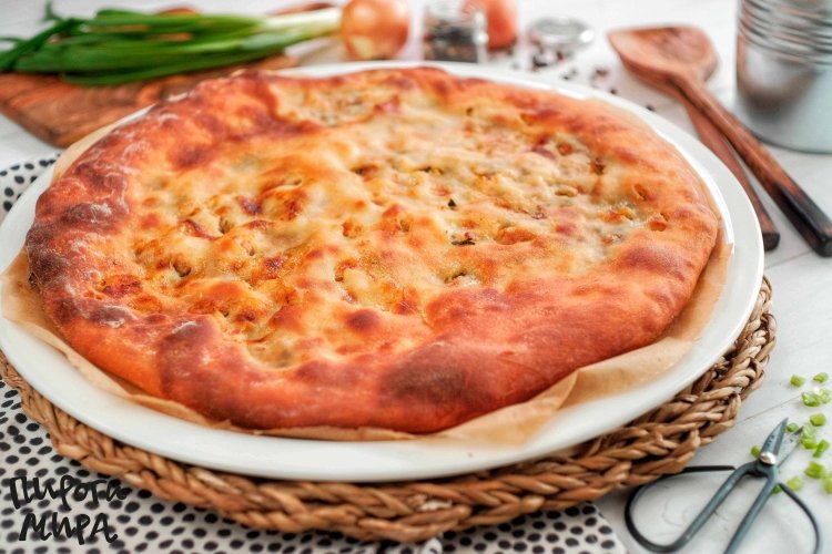 Осетинский пирог с мясом и сыром