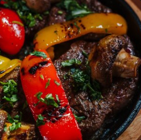Баранина с овощами