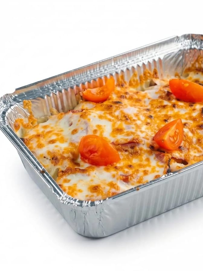 Русская скоблянка с беконом и курицей