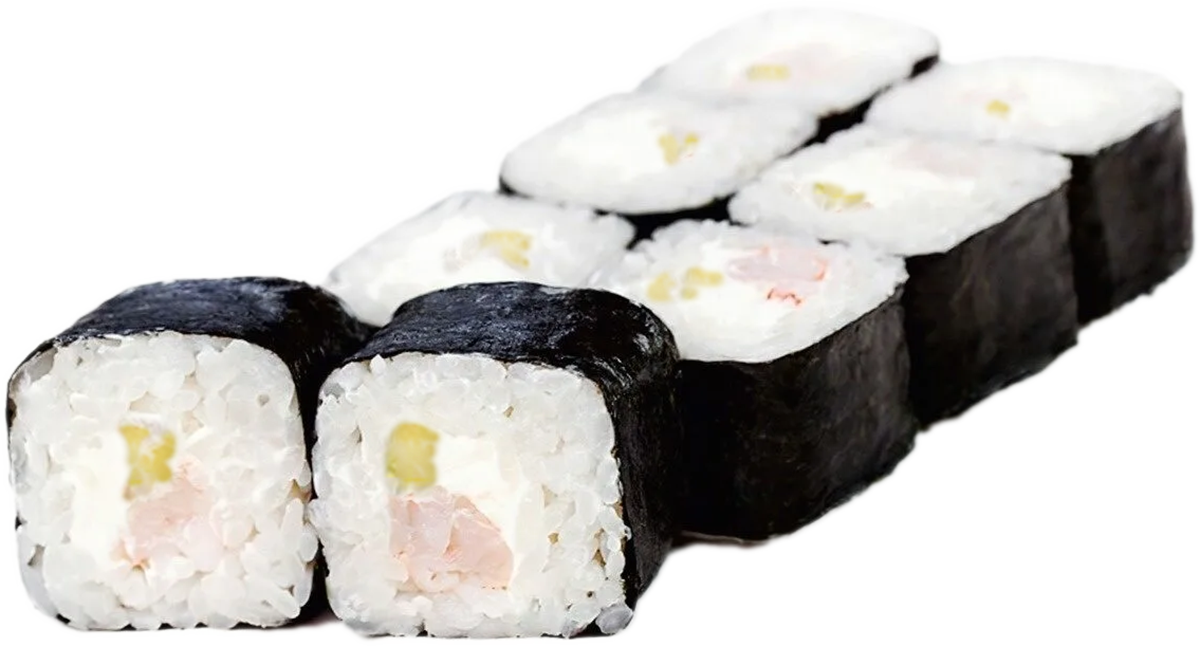 Ролл ананас с креветкой