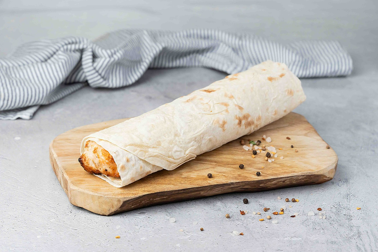 Шашлык из филе курицы в лаваше