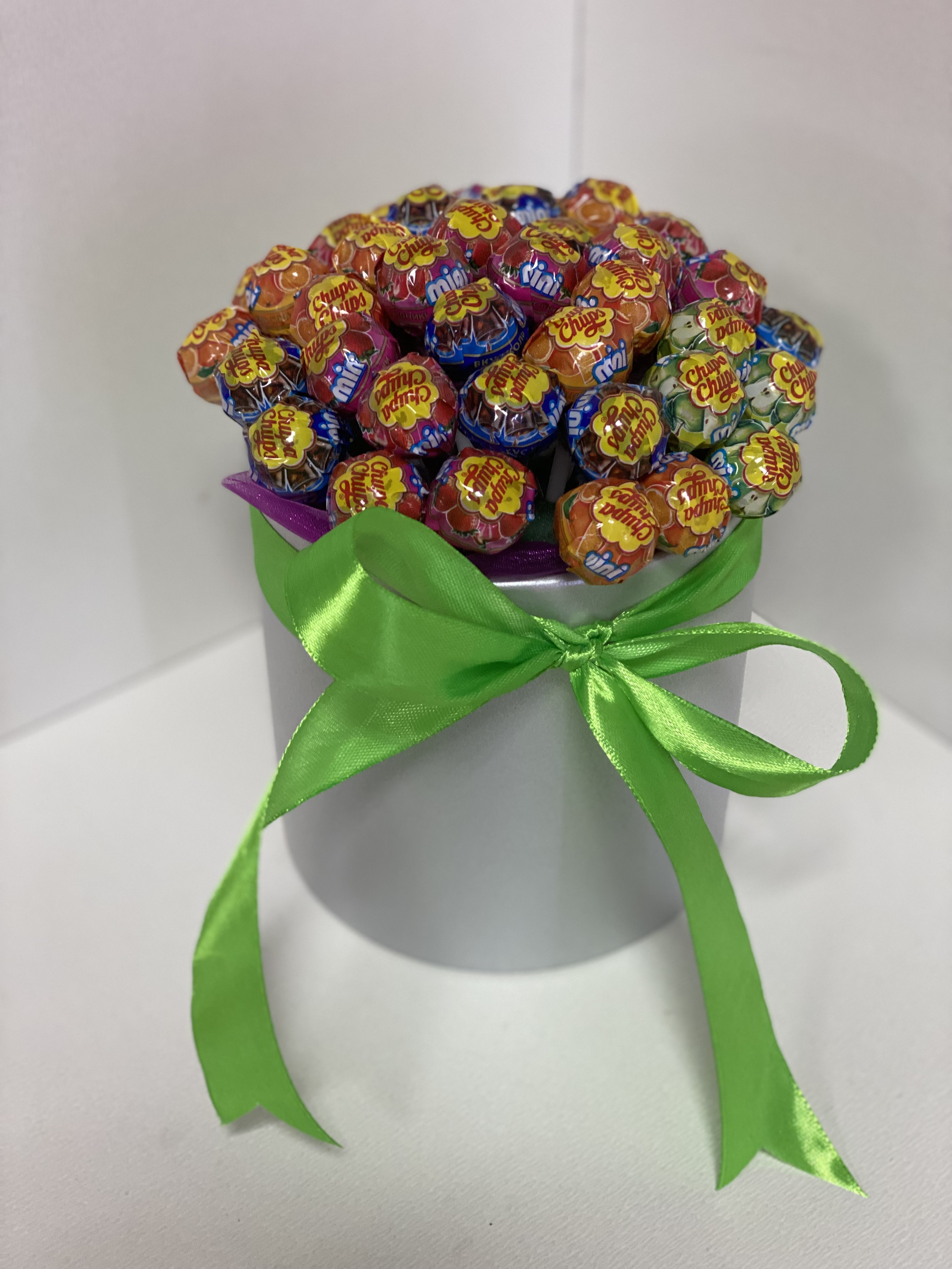 Подарок из чупа чупсов 