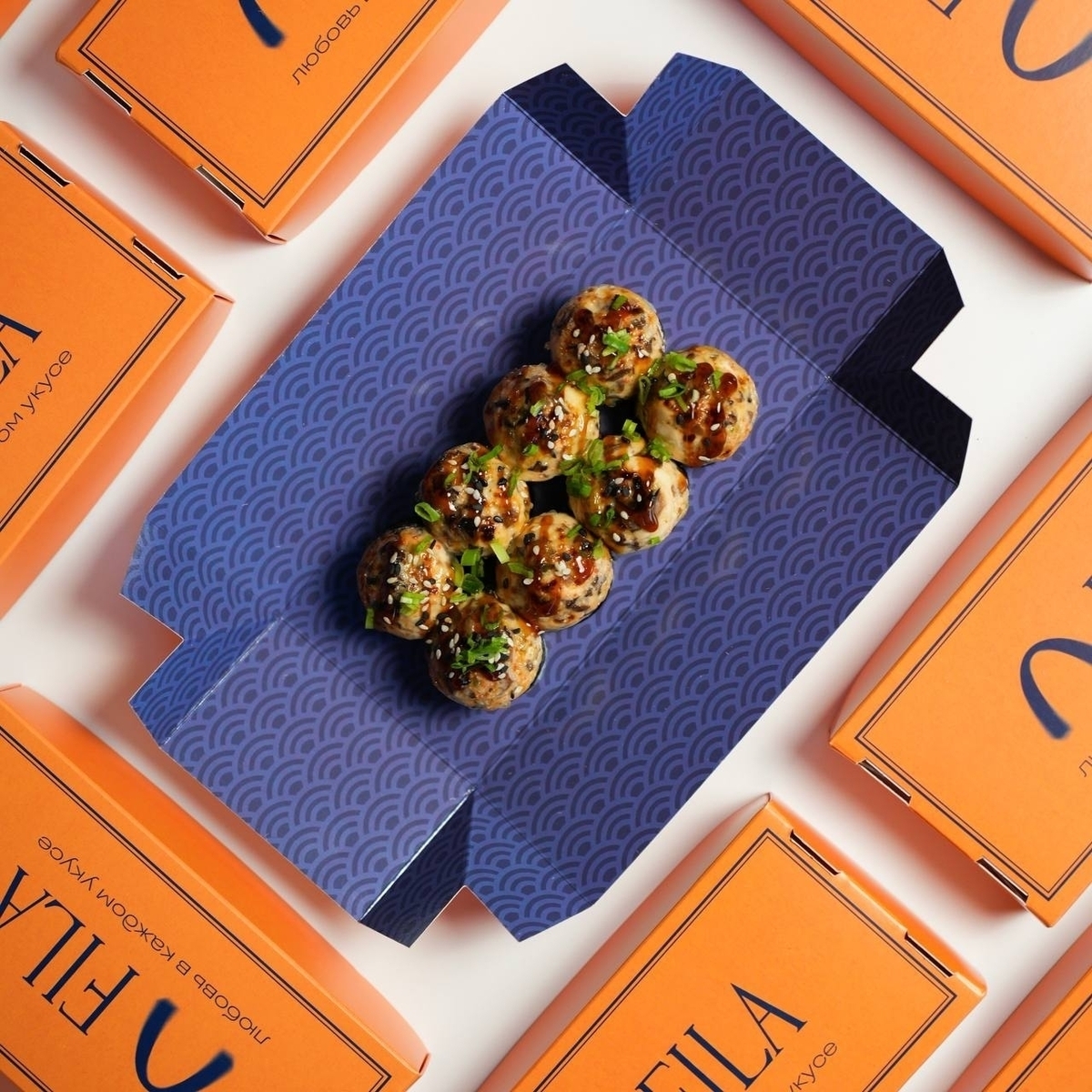 Запеченный ролл шиитаке