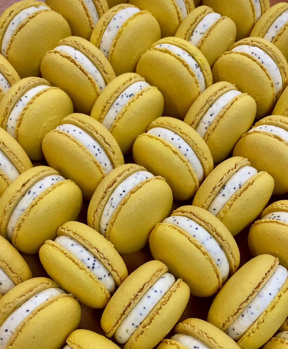Макарон Лимонный чизкейк