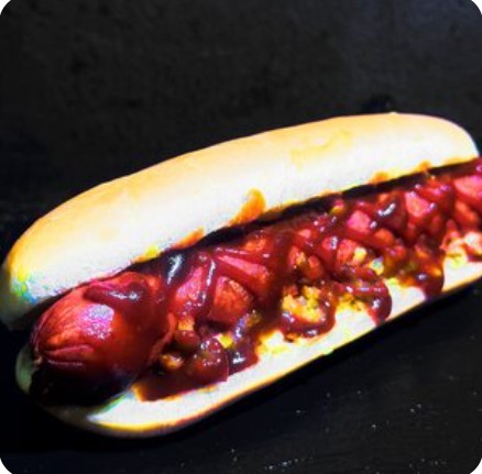 Хот-дог японский с сосиской из говядины