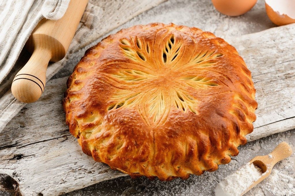 Пирог с курицей и грибами 0.5 кг