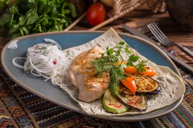 Стейк из филе курицы