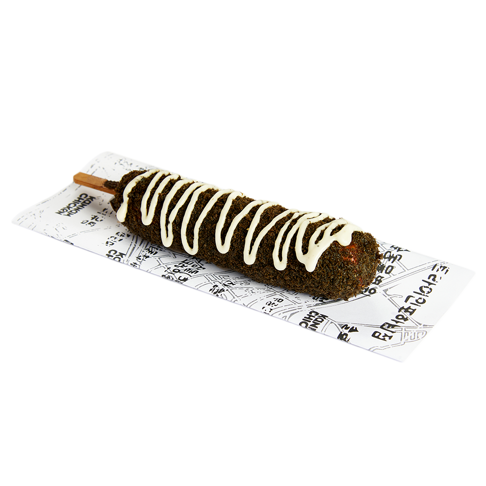 Корн-дог Чесночный в черных сухарях