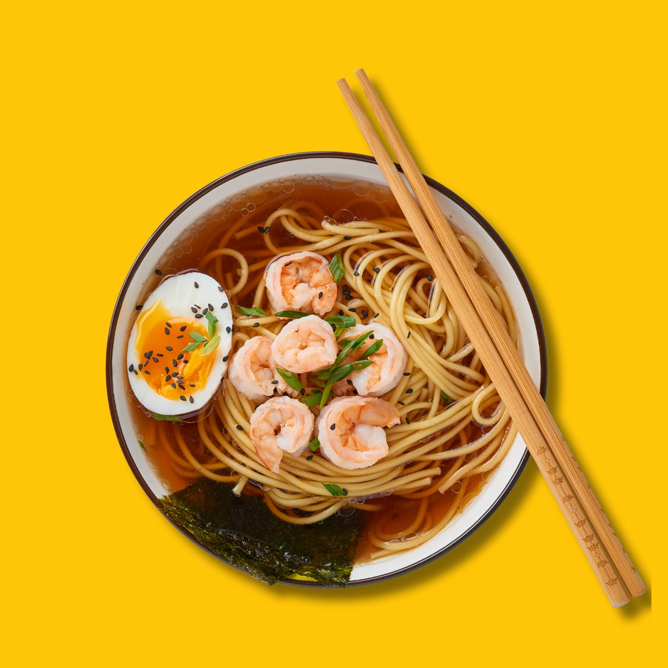 РАМЕН С КРЕВЕТКАМИ