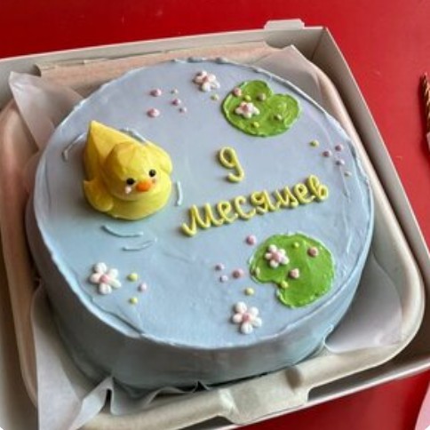 Бенто-торт Уточка (любая надпись)