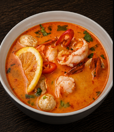 ТОМ ЯМ С КРЕВЕТКАМИ И КУРИЦЕЙ