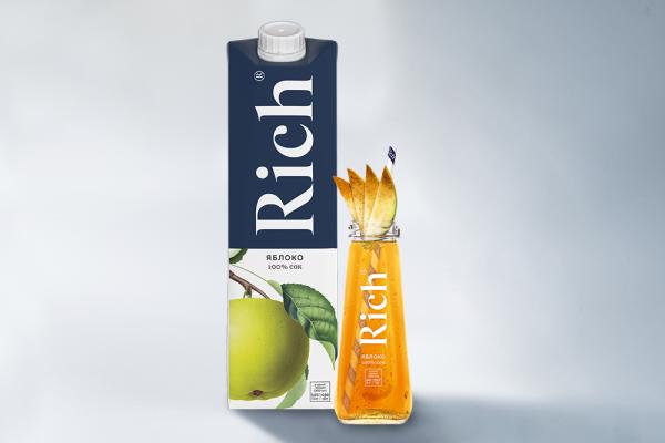 Сок Rich яблочный