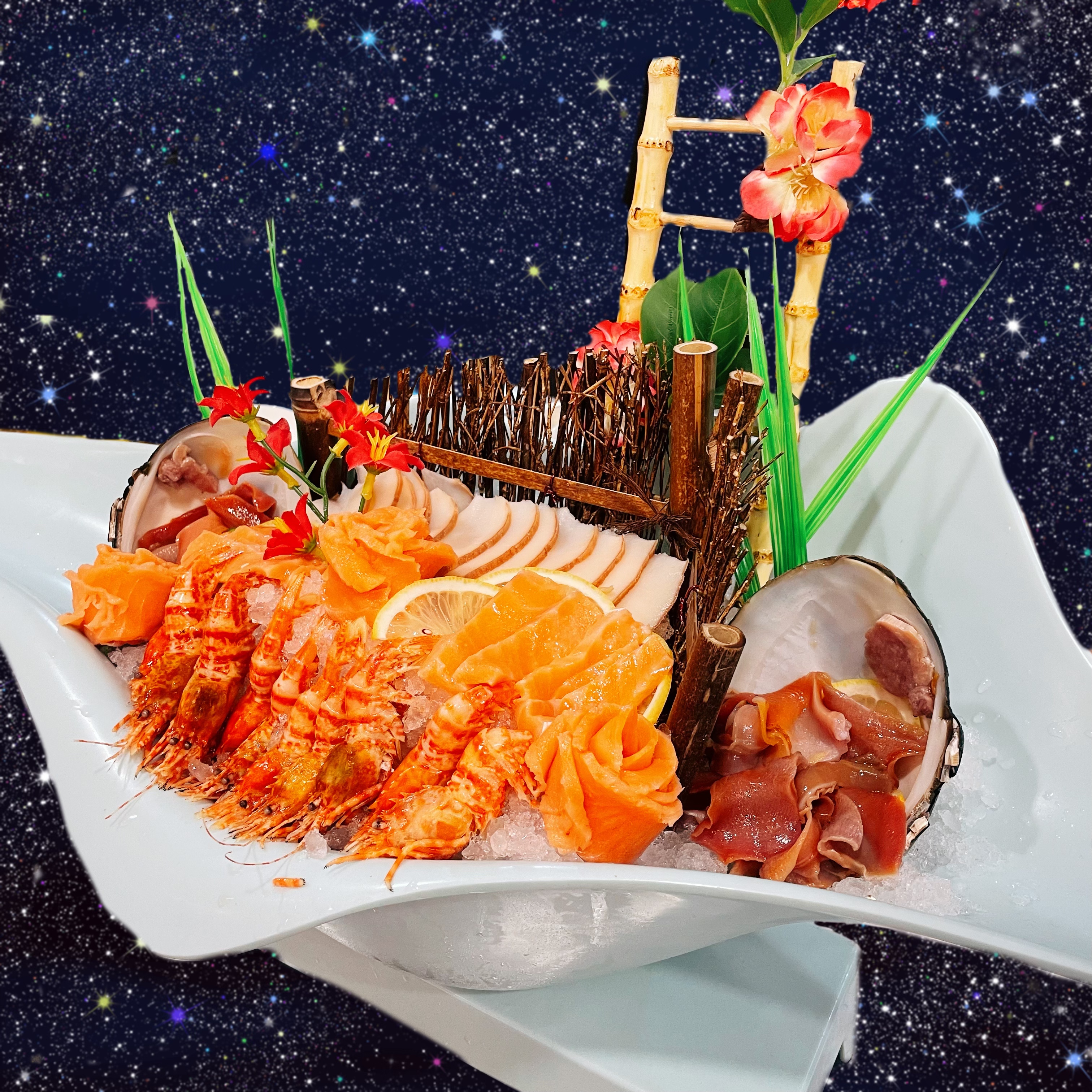 H-21 刺身拼盘 Сашими (морская нарезка)