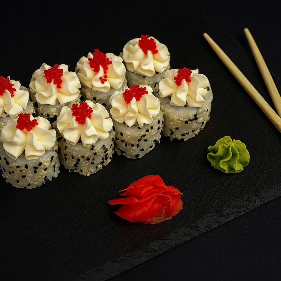 Ролл маяк с креветкой