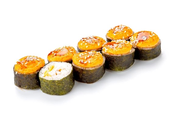 Запеченный с курицей