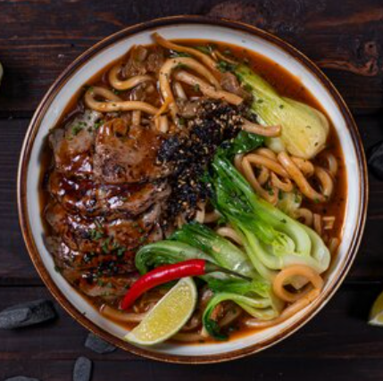 Удон с говядиной