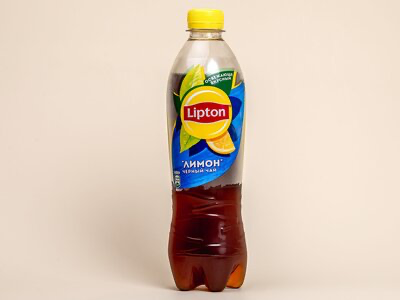 Черный холодный чай Lipton со вкусом лимона