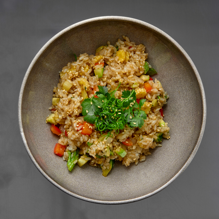 Тяхан с овощами