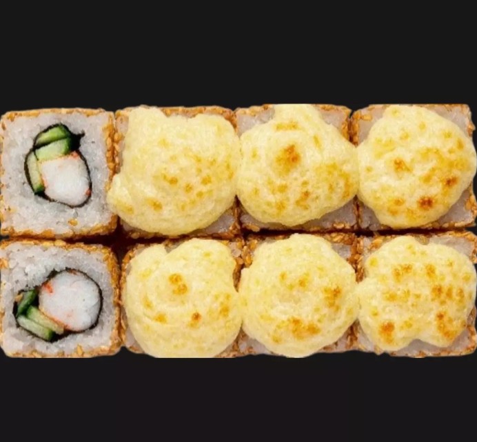 Запеченный с креветкой