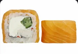 Филадельфия с крабом и огурцом