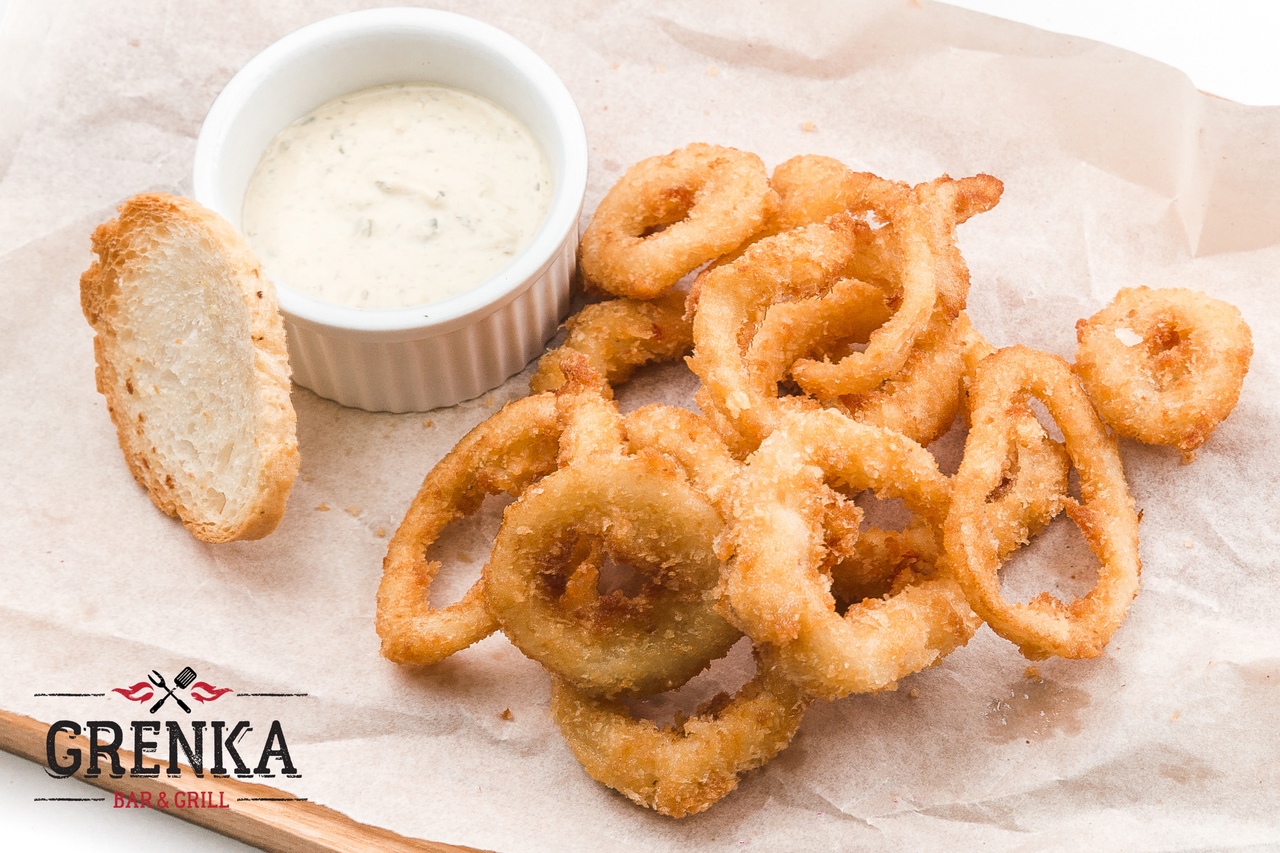 Луковые кольца в пивном кляре