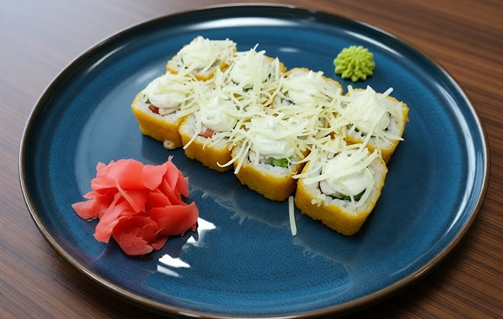 Жаренный ролл цезарь