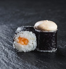 Острый с лососем