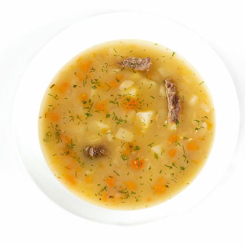 Суп гороховый с говядиной
