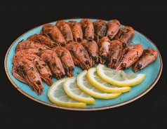 Жаренные креветки