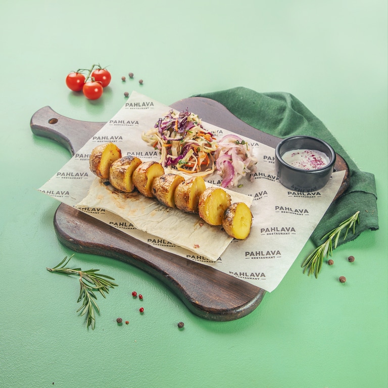 Шашлык из картофеля