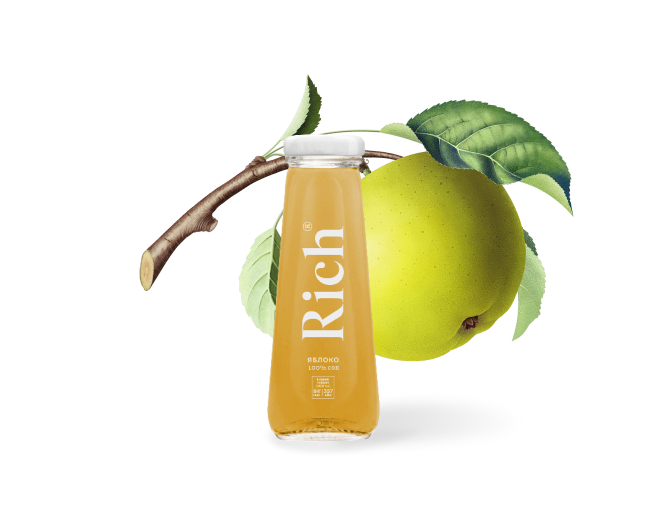 Сок "Rich" яблочный 0,2 мл 