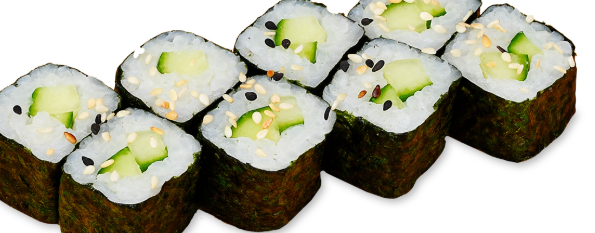 Хосомаки с огурцом