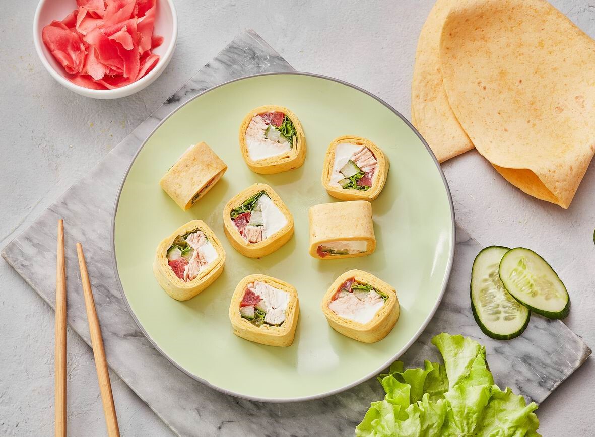 Горячая тортилья с цыплёнком