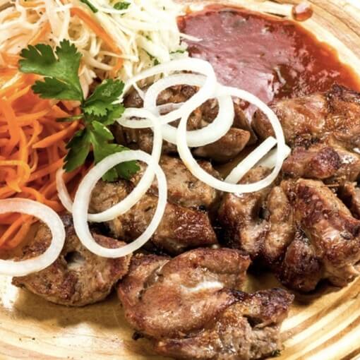 Шашлык из свиной корейки