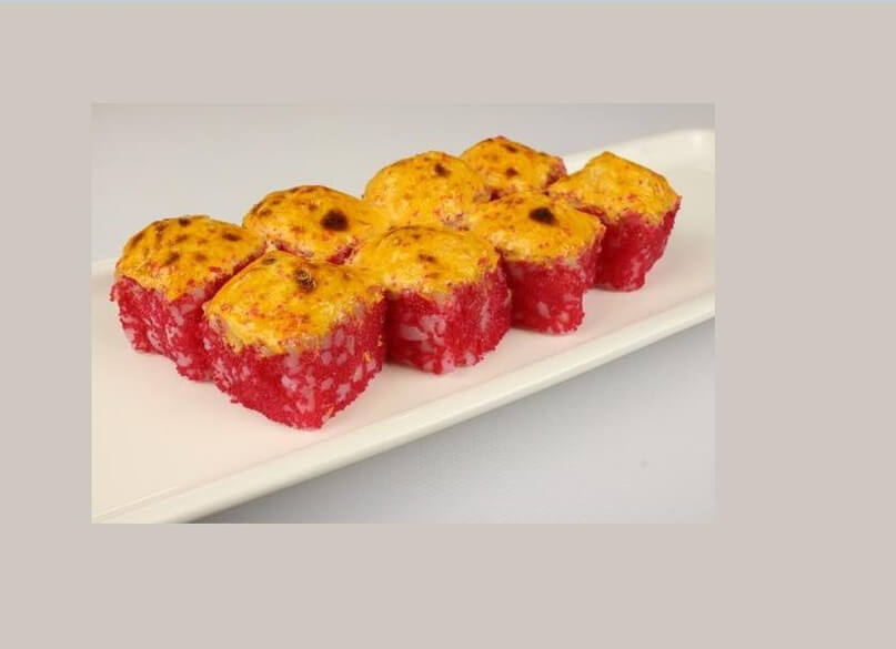 Запеченный лосось со спайси соусом