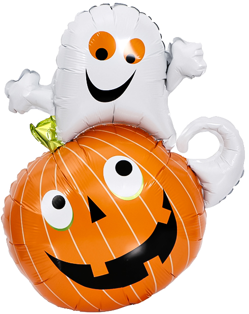 Шар Привидение на тыкве 75 см