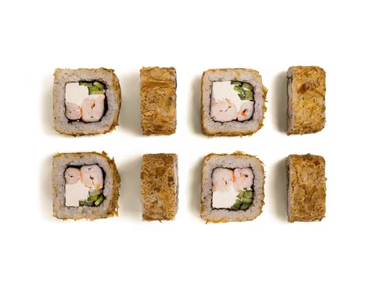 Ролл Цунами с креветкой