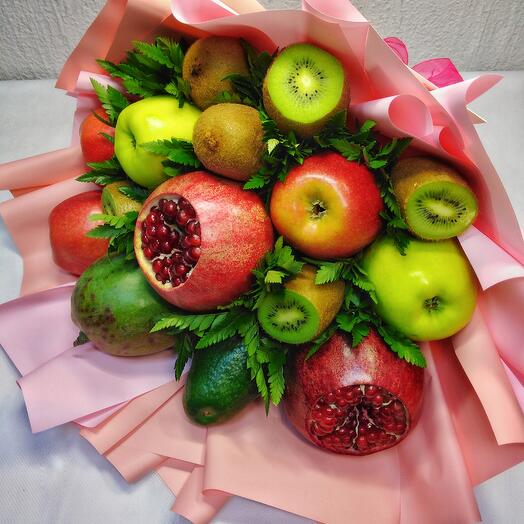 Букет фруктовый с гранатами