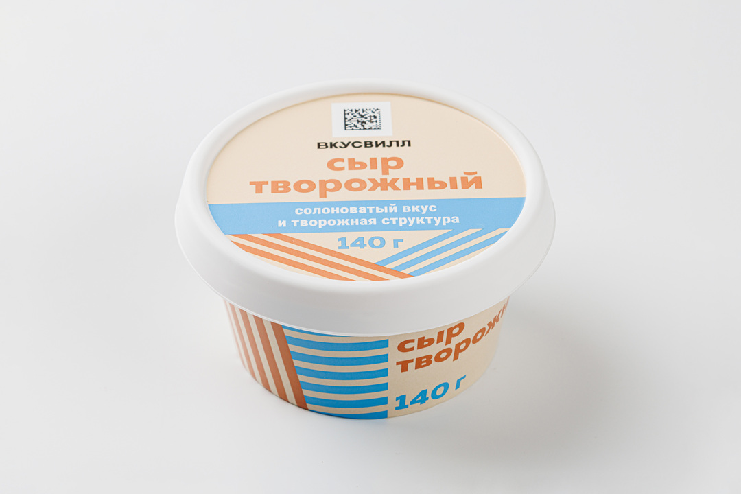 Сыр творожный "Вкусвилл", 140 г
