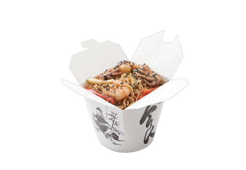Wok лапша гречневая соба со свининой
