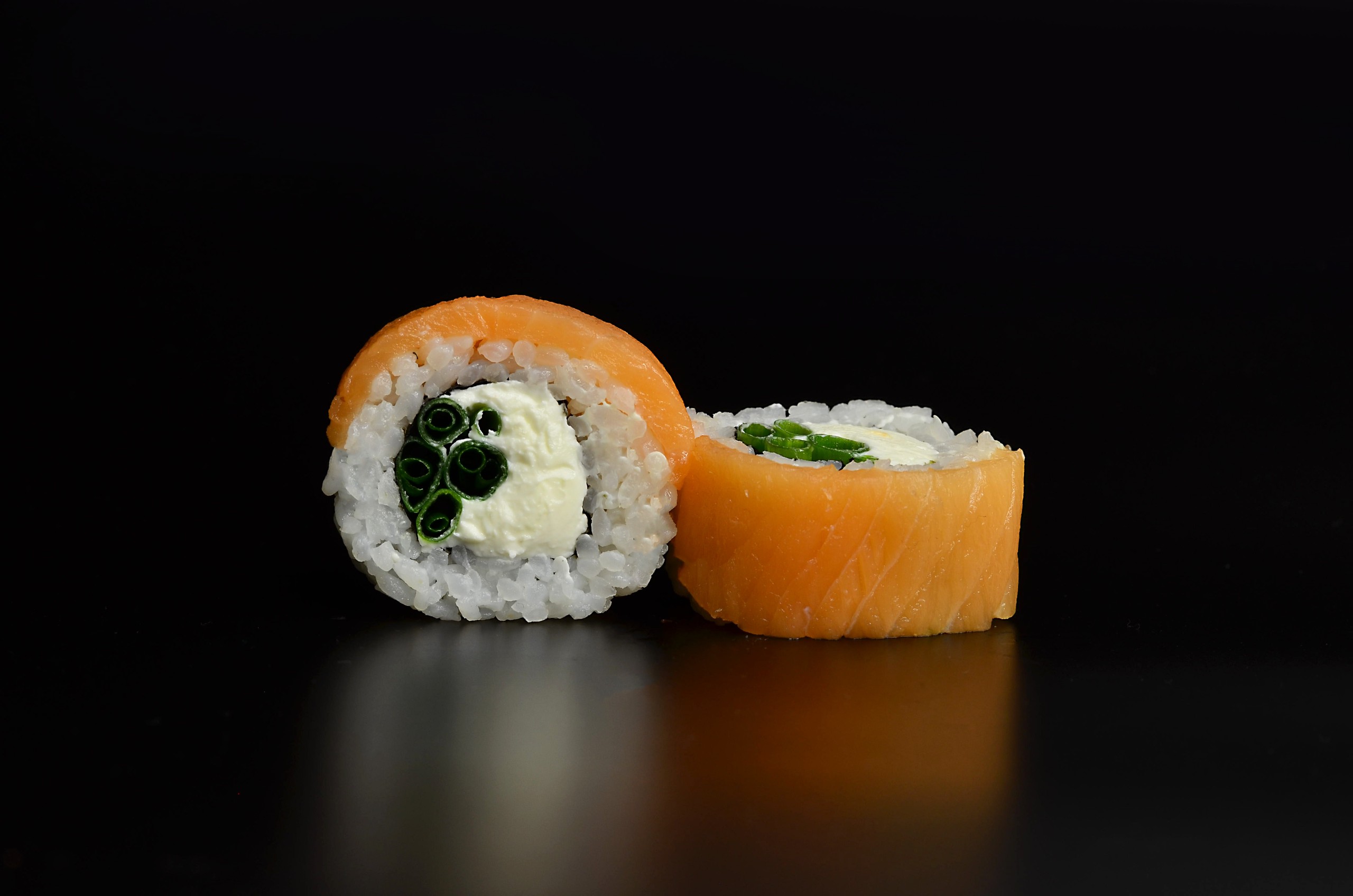 Филадельфия с зеленым луком