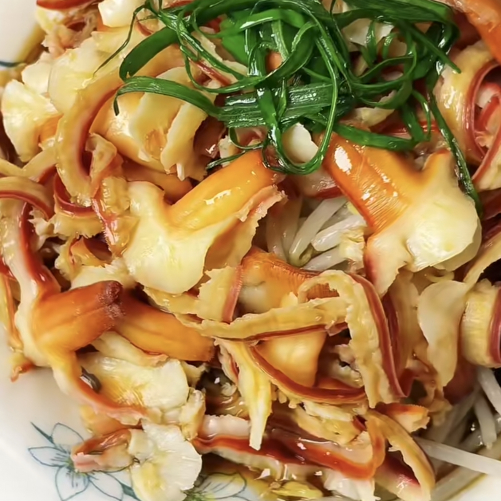 H-6-1 葱油赤贝 Анадара с зелёным луком (4шт)