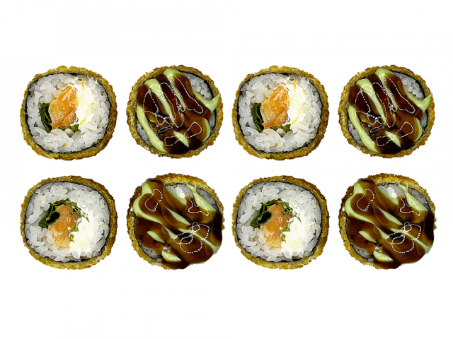 Темпура ролл с лососем