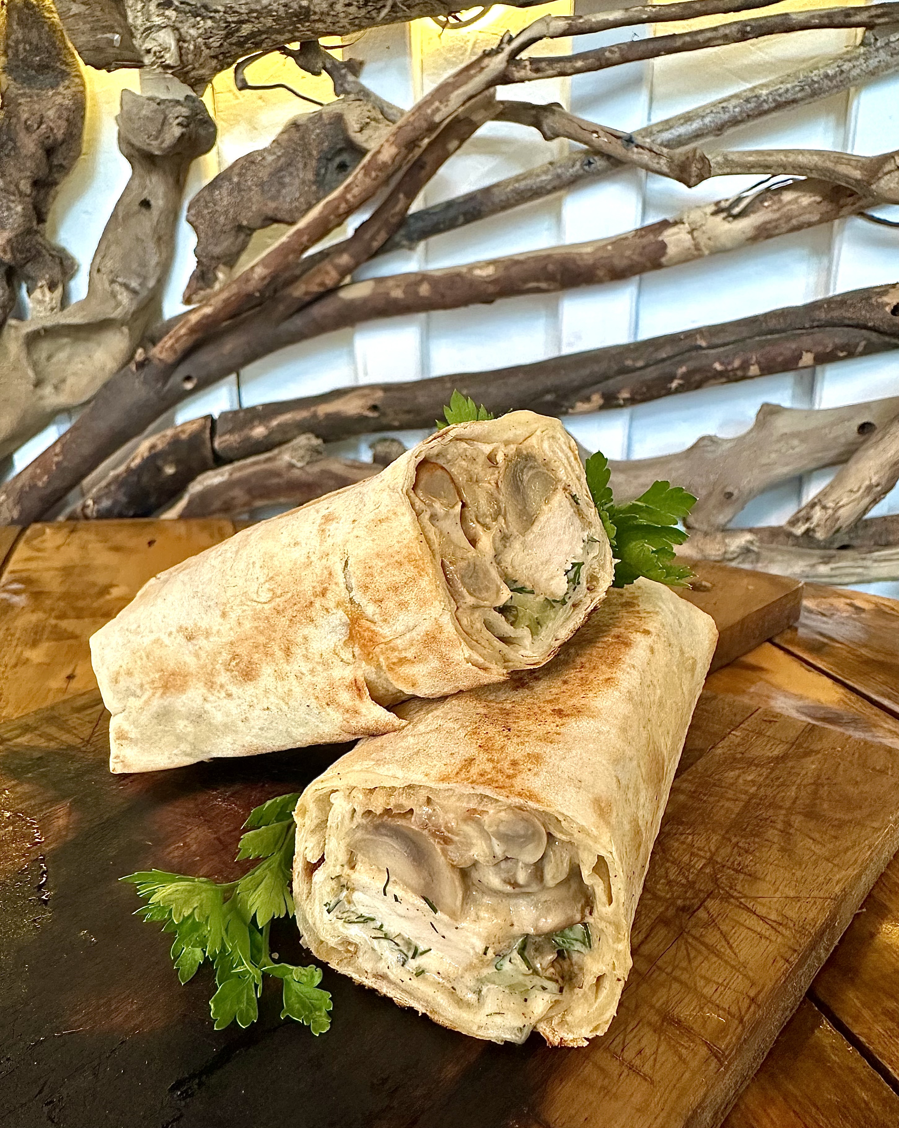 Шаурма «Курица с грибным жульеном»