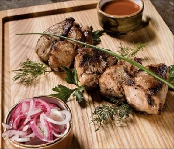 Шашлык из свиной шейки