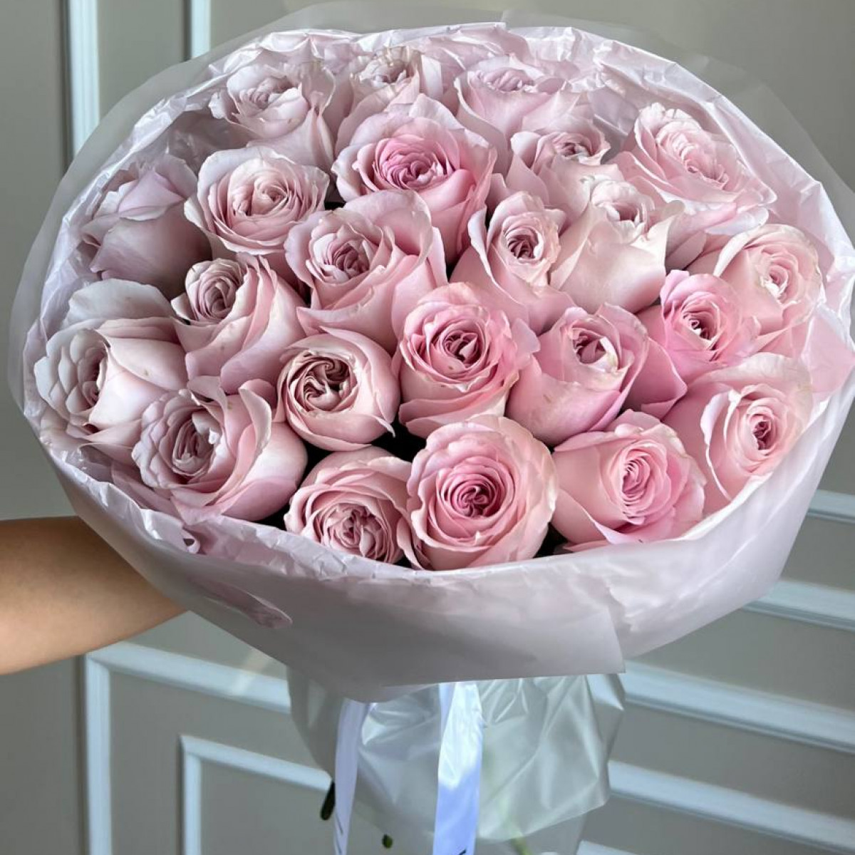 Моно букет из 25 роз 12 (предзаказ)