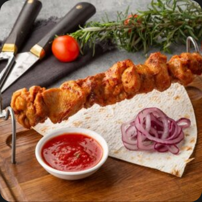 Шашлык из куриного бедра