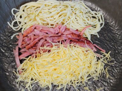 Паста с колбасой