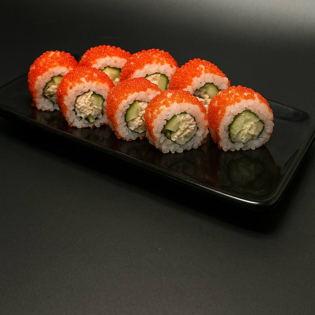 Холодный ролл Калифорния с крабом